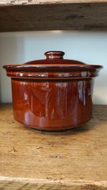 Casserole dish with lid, Vintage Simpsons Ovenstone Cookware, ceramic dutch oven