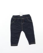 Baby UK Size 0-3 Months lullaby  Pedal Pusher Beige Jeans