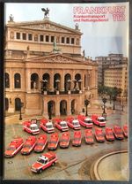 MERCEDES BENZ FRANKFURT 112 Emergency Vehicles Sales Brochure Apr 1985 GERMAN