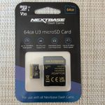 Nextbase 64GB microSDXC U3 V30 Dash Cam Memory Card 4K + SD Adapter NEW Sealed
