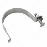 'D' Type Channel Sign Clip For Post Mounted Signs - Rigid D Clip Multiple Sizes