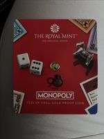 Monopoly 90th Anniversary 2025 UK 1/40oz Gold Proof Coin Ltd 1250 ROYAL MINT c