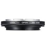 FD-EOS Mount Adapter Ring For Canon FD Lens to EF EOS Mount Camera Camcorder New