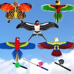Kids Cartoon Eagle Kite Foldable Outdoor Flying Toy
