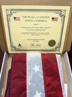 America 250 US Flag Nylon, Flown over the US Capitol on 7/4/26 w/ Certificate