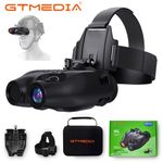 Helmet Head Mounted Night Vision Goggles Binoculars Infrared For Total Darkness