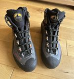 La Sportiva Men's Mountaineering Boots Vibram Sole Grey/Black/Yellow/Red 11.5