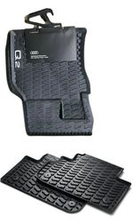 Genuine Audi Q2 2017-On  rubber all-weather floor mats