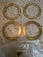 Four Decorative Circular Laurel/Olive Leaf Wreath Stamping Or Furniture Mounts