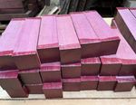 1 x Purpleheart 3 x 3 x 12” / Exotic Wood / Exotic Hardwood / Woodturning Blanks