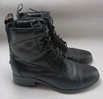Ariat Womens 7 B Black Heritage III Paddock Boots Leather Equestrian Riding