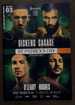 Boxing Programme Dickens V Cacace
