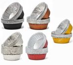 Bakery Direct Round Lacquered Individual Pie Foils - Choose Your Colour