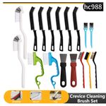 17pcs Crevice Cleaning Gap Cleaning Brushes Multifunctional Household Hand Tool