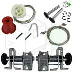 HENDERSON PREMIER ANTI DROP ROLLER SPINDLE BRACKET, CABLES, GARAGE DOOR SPARES