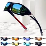 Polarized Sunglasses Men Women Retro Square Sport Fishing Cycling Driving