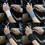 1Pair Elastic Wristband Breathable Summer Ice Silk Cooling Sports Wrist Straps