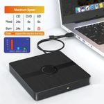USB 3.0 External Blu-ray Drive Portable 3D BD-Combo Optical Drive CD DVD Player