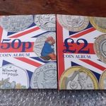 50P and £2 Coin  Collectors Folders the buy it now price is for both coin albums