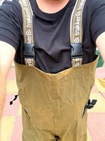 Trakker Men’s Green  Chest Waders Boot Foot Adjustable Braces Size 8