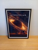 Interstellar Print Art Poster Home Decor Wall A4 Size Framed Print