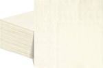 60 Pcs Cream Paper Napkins 5” x 5”, 2 Ply Cream Cocktail Napkins