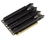 PCIe Gen 3.0 x16 Riser Duplicate Adapter To 4 Ports x4 90° Bifurcation