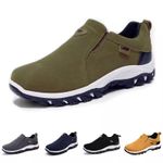 Men Slip On Wide Fit Sport Shoes Outdoor Casual Loafers Walking Trainers Sneaker