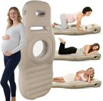 Hojalis Pregnancy Pillow Mattress, Maternity Mattress with Hole, Khaki 