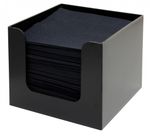 Black Plastic Napkin Holder, Napkin Storage Unit, Bar Tidy, Accessorie