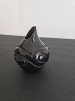 Denise Chavarria Santa Clara Pueblo Blackware Carved Pottery Jar Signed