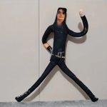 28cm Michael Jackson Cosplay Doll Plush Figure Doll Abstract Joint Mobility Toy
