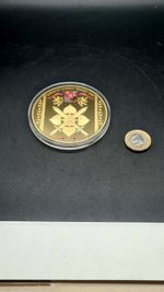 70mm The Prague Uprising Gold Plated Medal Coin. Certificate of Authentication.