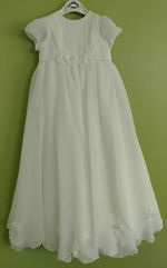 Girls Christening Gown Ivory Sarah Louise Age 6 Months