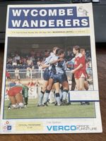 1990/91 WYCOMBE WANDERERS V MAIDENHEAD UNITED - FA CUP 1ST QUAL.RD.