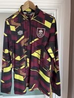 Burnley Football Club Quarter Zip Jacket Size Medium Excellent Condition