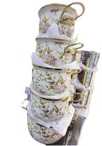 Vintage Enamel-coated 10 Piece Flower Print Cookware Set