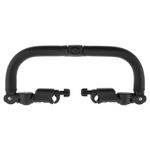 Adjustable Stroller Bumper Bar PU Leather Armrest Removable Crossbar Handle