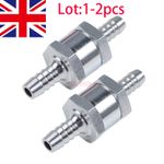 ONE WAY FUEL NON RETURN CHECK VALVE 6 or 8 MM PETROL DIESEL OIL WATER BIO