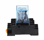 220V AC Coil,14 Pins Power Relay MY4NJ  4NO 4NC  with PYF14A Socket Base, 5A, UK