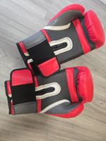 Everlast EverShield 14oz Boxing Gloves Red Grey Genuine Training Sparring