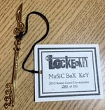 Locke & Key ~ Limited Edition Music Key 280/500 ~ Skelton ~ 2015 NWT Boston Con