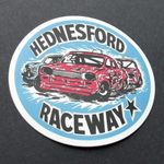Hednesford Raceway Sticker 1970's Hot Rod Stock Car Banger Racing *NEW*