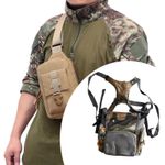 Binocular Harness Chest Pack with Rain Cover Multipurpose Practical Bino