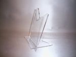 gun pistol acrylic support mount display stand revolver stubby collector retail
