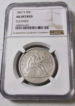 1867 S 50 cent AU Details