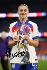 ALESSIA RUSSO - ENGLAND LIONESSES 2025 EURO WINNER AUTOGRAPH SIGNED PHOTO POSTER
