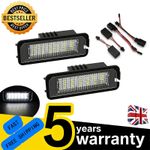 2x LED Number License Plate Light Lamp For VW GOLF MK4 MK5 MK6 MK7 Seat Polo UK