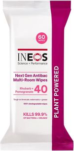INEOS Next-Gen Antibac Multi-Room Disinfectant Biodegradable 60 Wipes,... 