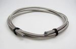 Motorsport PTFE AN-3 3AN 1/8" 3MM 3 Metre Stainless Braided Oil Brake Hose Pipe